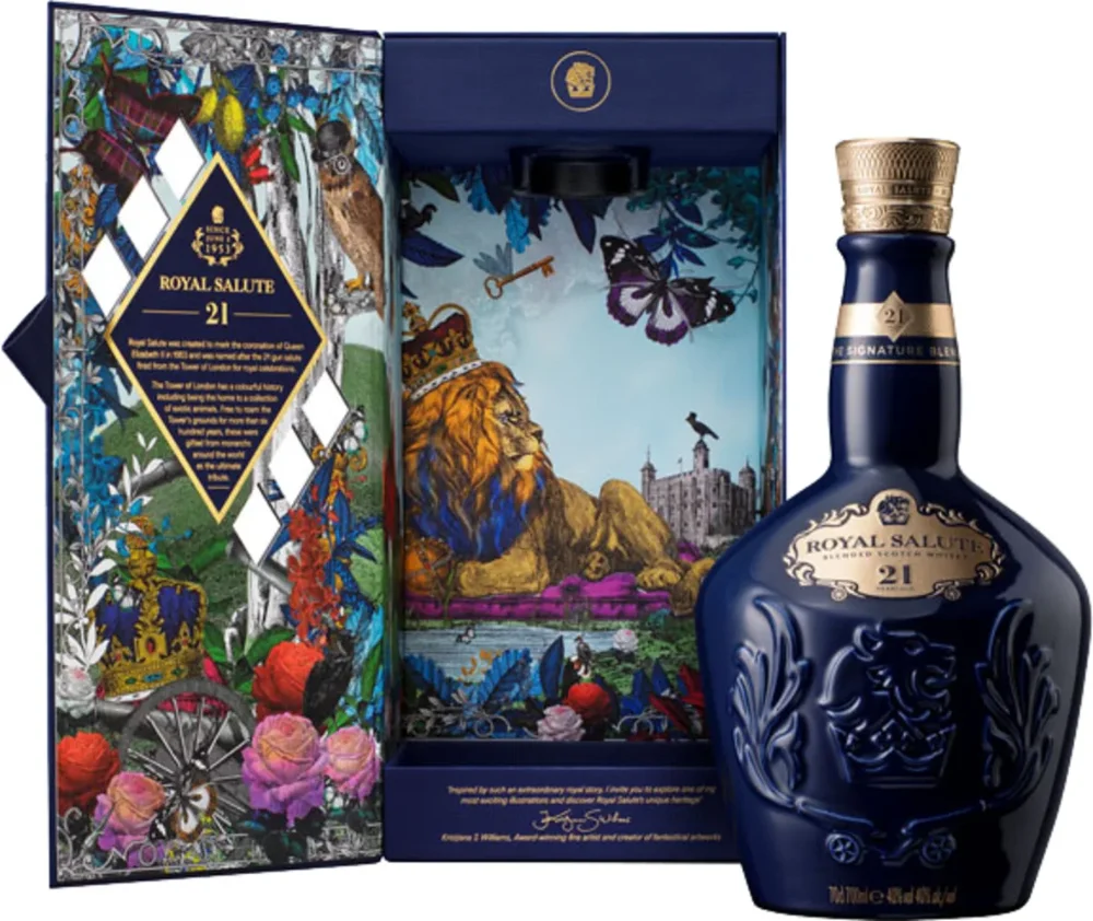 Škotski viski Royal Salute 21 godina poklon kutija 0,7 L