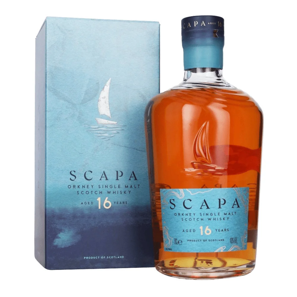 Škotski viski Scapa 16 Year Old poklon kutija 0,7 L