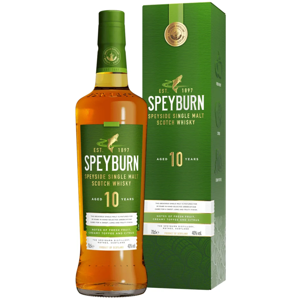 Škotski viski Speyburn 10yo Single malt poklon kutija 0,7 L