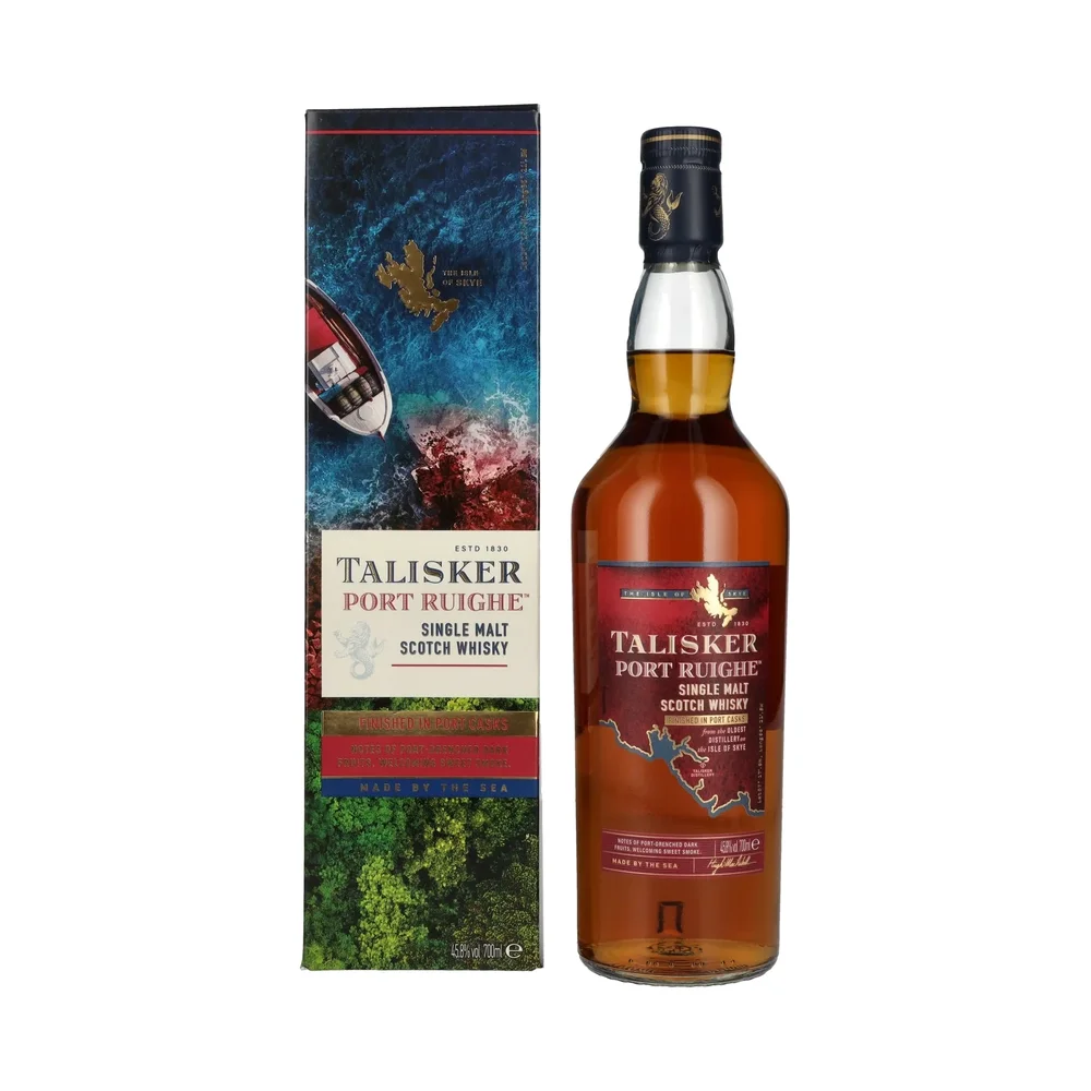 Škotski viski Talisker PORT RUIGHE Single Malt poklon kutija 0,7 L