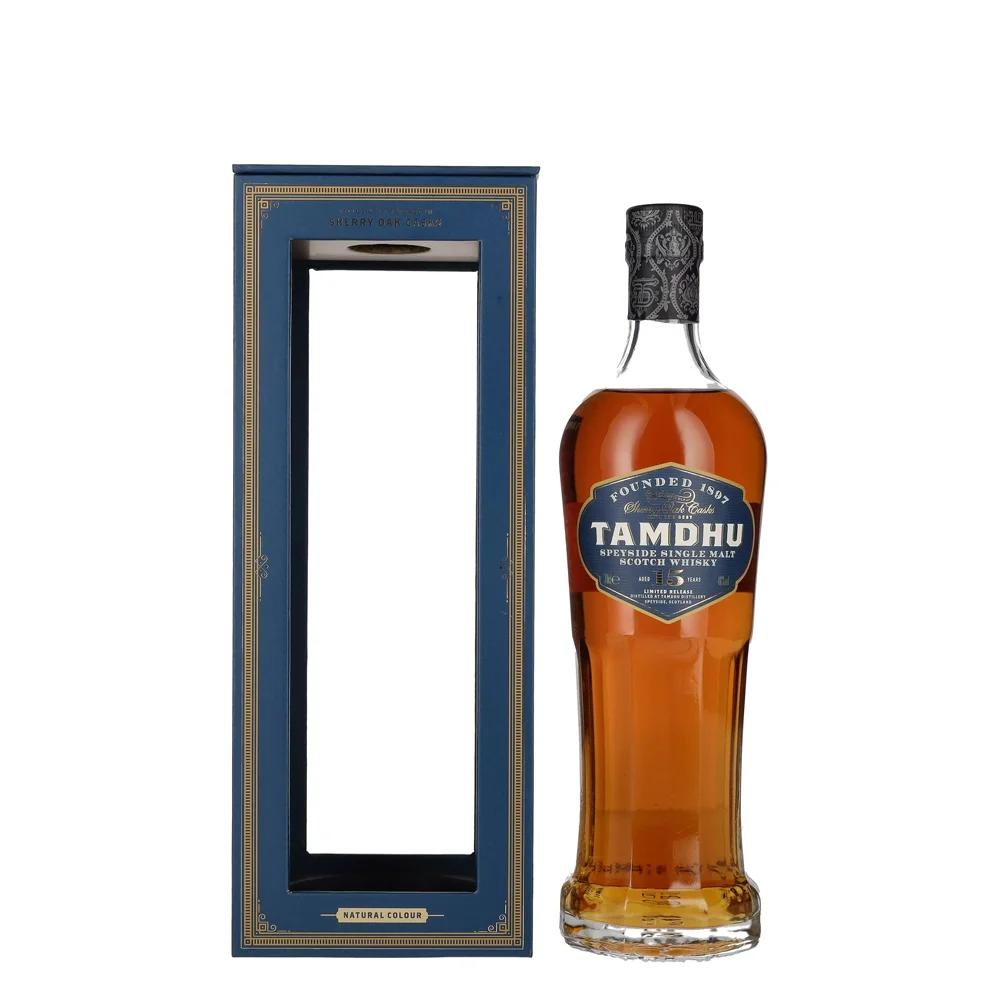 Škotski viski Tamdhu 15y Speyside Single malt Sherry Cask poklon kutija 0,7 L