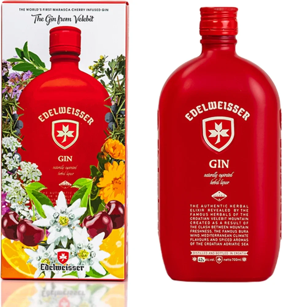 Gin Marasca Infused Edelweisser poklon kutija 0,7 L