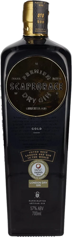 Gin Scapegrace Gold Premium Dry 0,7 L