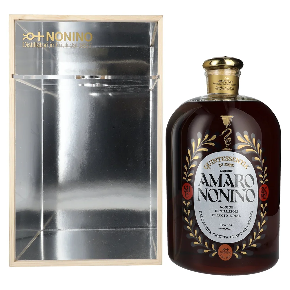 [DX4338] Grappa Amaro Nonino Quintessentia Di Erbe + WB 6,3 L