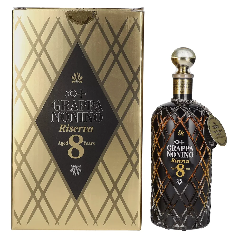 [DX1475] Grappa Riserva Antica 8 YO Nonino poklon kutija 0,7 L