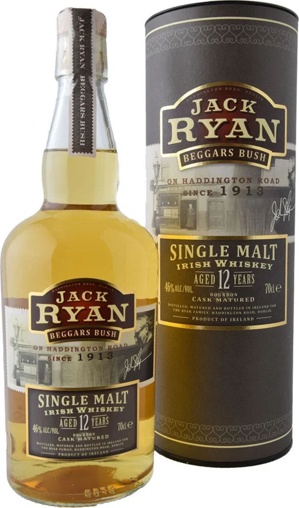 [DX7292] Irski viski Jack Ryan 12yo Single malt poklon kutija 0,7 L