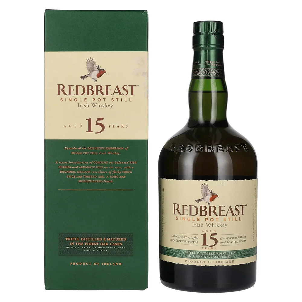 [DX7016] Irski viski Redbreast 15 Y poklon kutija 0,7 L
