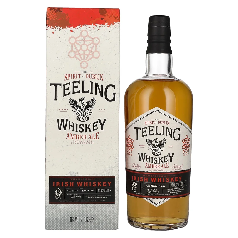 [DX1257] Irski viski Teeling Amber Ale Small Batch Collaboration poklon kutija 0,7 L