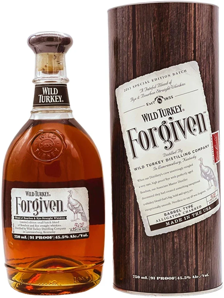 [DX7042] Američki viski Wild Turkey Forgiven 302 batch poklon kutija 0,75 L