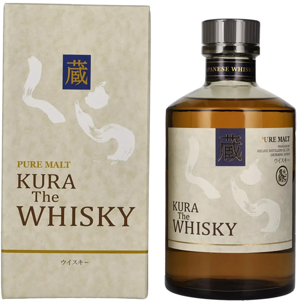 [DX1324] Japanski viski Pure Malt Kura poklon kutija 0,7 L