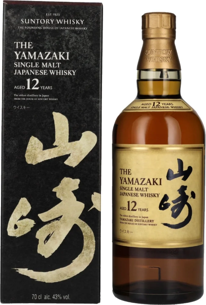 [DX788] Japanski viski The Yamazaki Single Malt 12 YO Suntory poklon kutija 0,7 L
