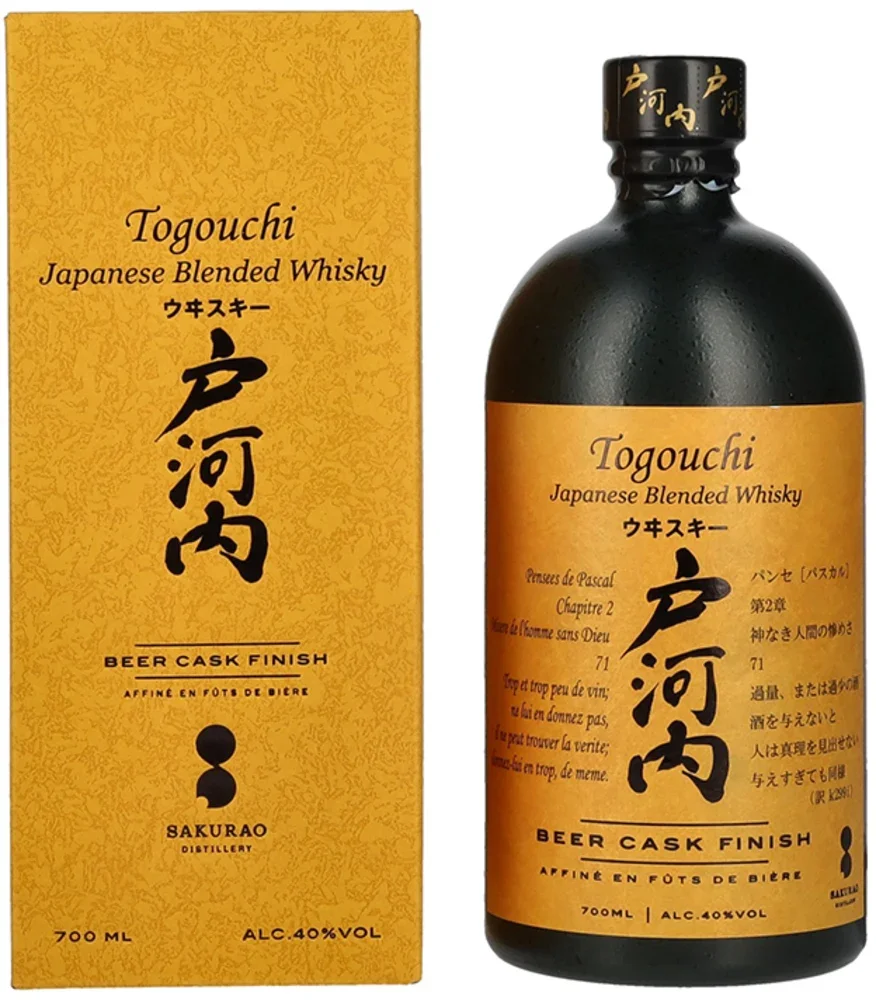 [DX5016] Japanski viski Togouchi Beer Cask Finish poklon kutija 0,7 L
