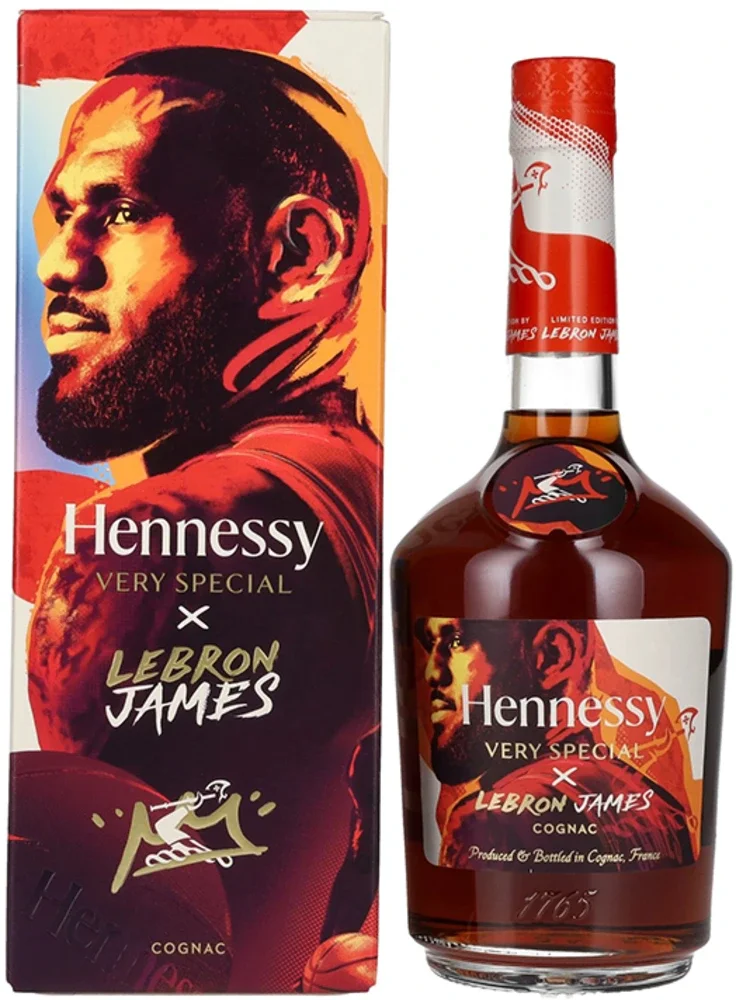 [DX2789] Konjak Hennessy VS Lebron James poklon kutija 0,7 L