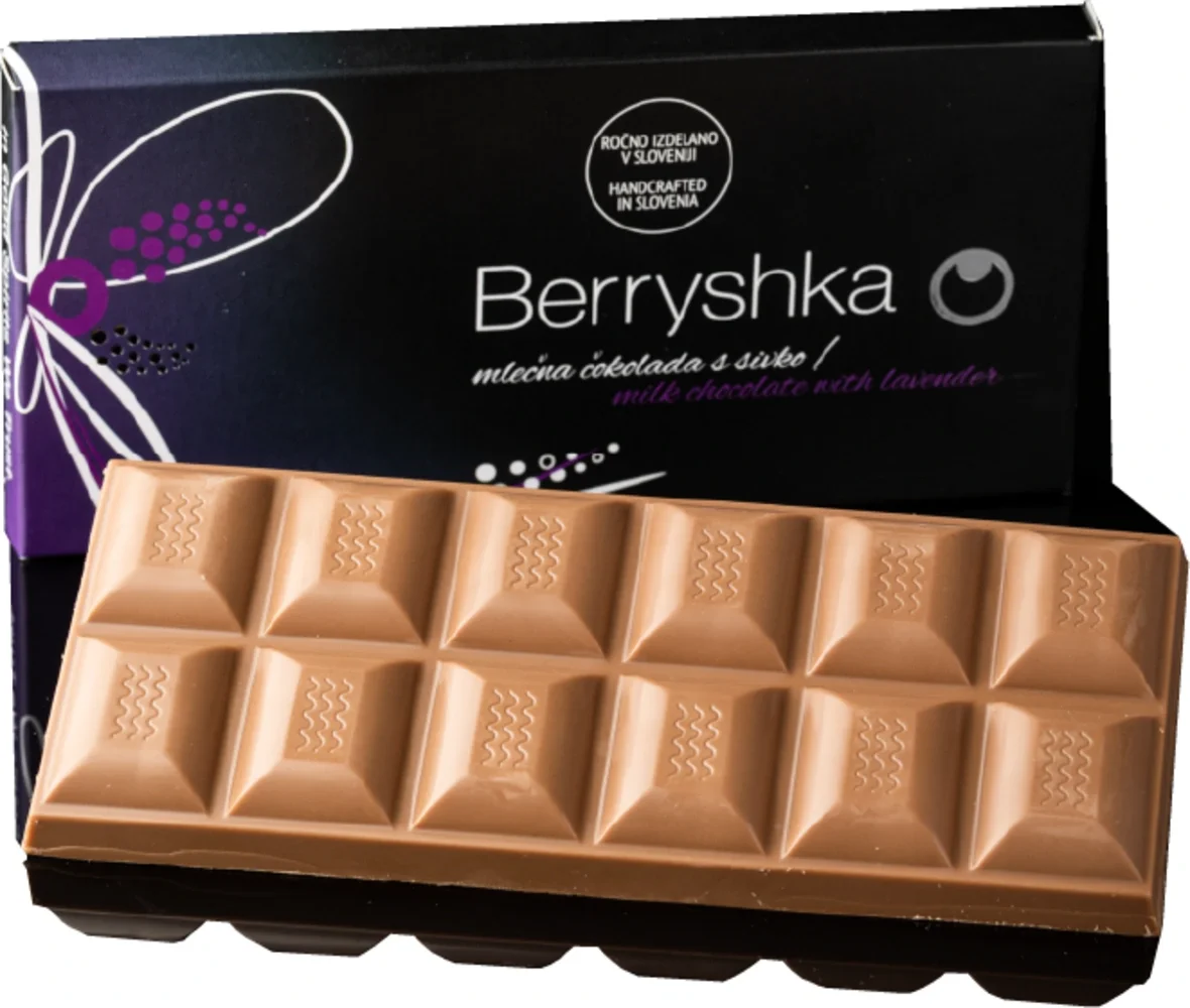 [DX5471] Mliječna čokolada s lavandom Berryshka 120 g