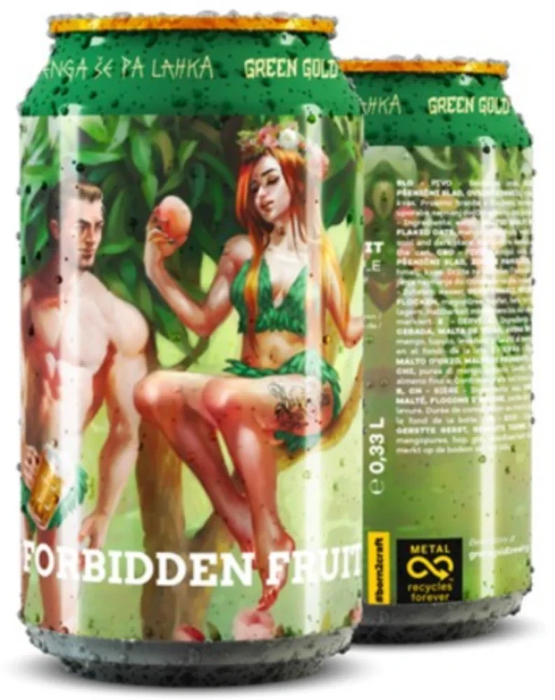[DX7765] Pivo Ale Green Gold Forbidden Fruit PLO 0,33 L