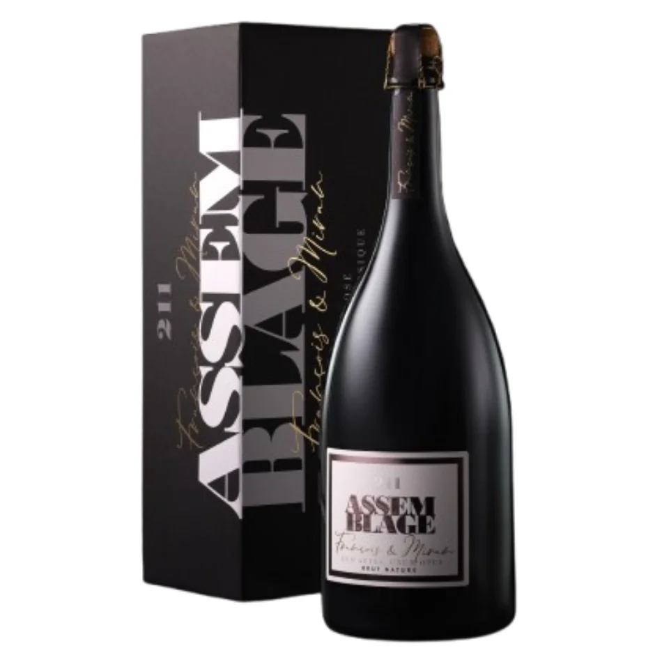 [DX4175] Pjenušac Francois & Miran Assemblage 211 Brut Nature poklon kutija 1,5 L