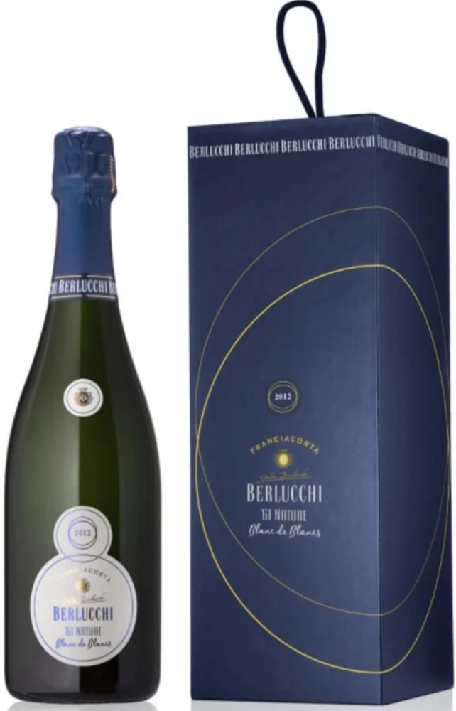 [DX6986] Pjenušac Berlucchi Franciacorta 61 Nature 2017 Blanc de Blancs poklon kutija 0,75 L