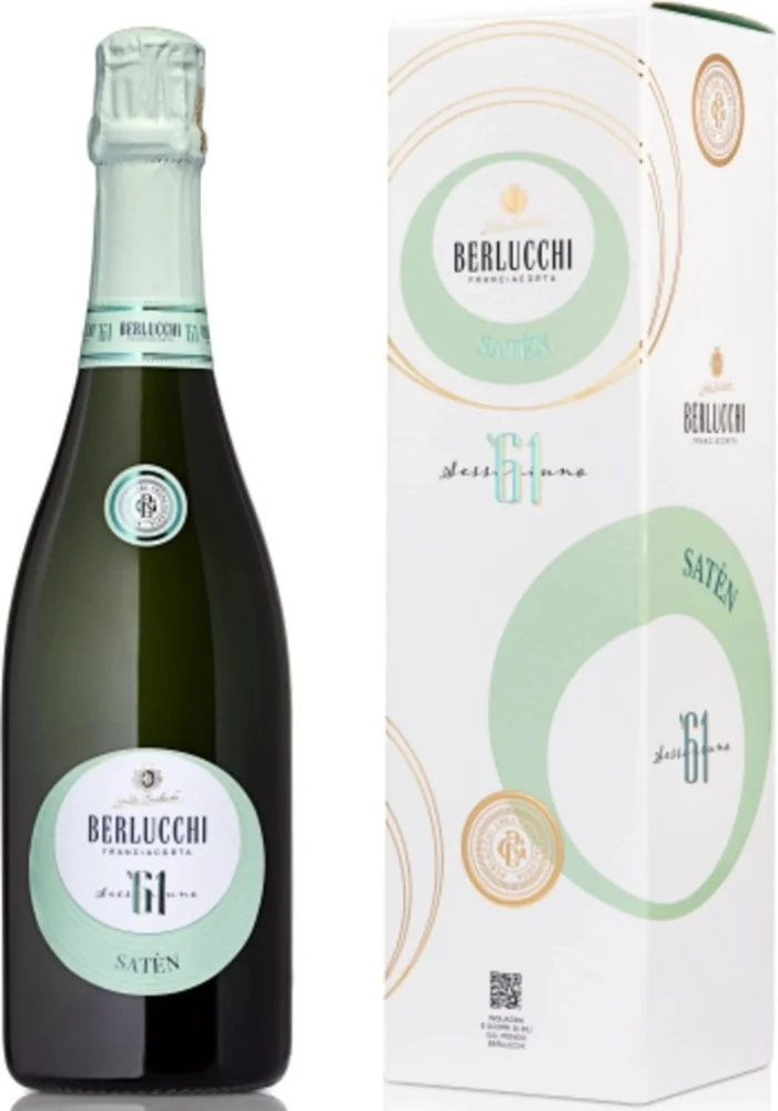 [DX9465] Pjenušac Berlucchi Franciacorta 61 Saten poklon kutija 0,75 L