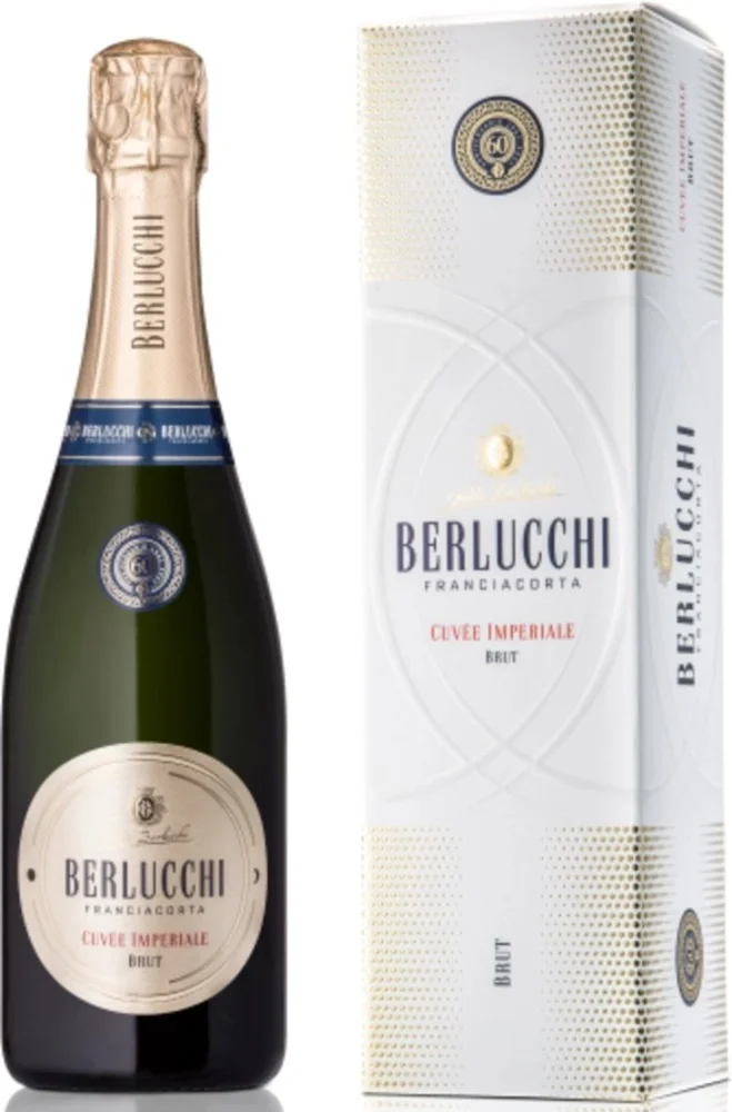 [DX8184] Pjenušac Berlucchi Franciacorta Cuvee Imperiale Brut poklon kutija 0,75 L