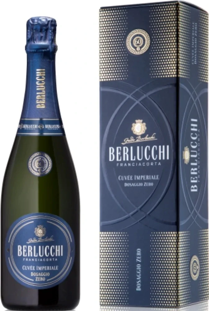 [DX4403] Pjenušac Berlucchi Franciacorta Cuvee Imperiale Dosaggio Zero poklon kutija 0,75 L
