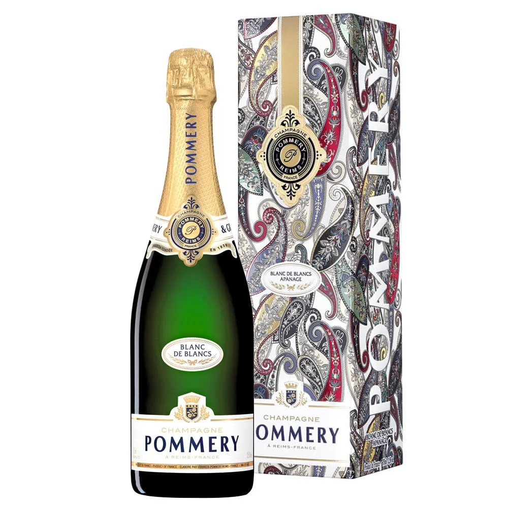 [DX4091] Champagne Pommery Apanage Blanc De Blanc poklon kutija 0,75 L