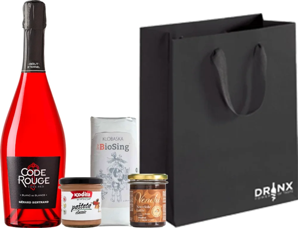 [DX3611] Poklon paket C3 Cremant de Limoux Code Rouge Gerard Bertrand 0,75 L