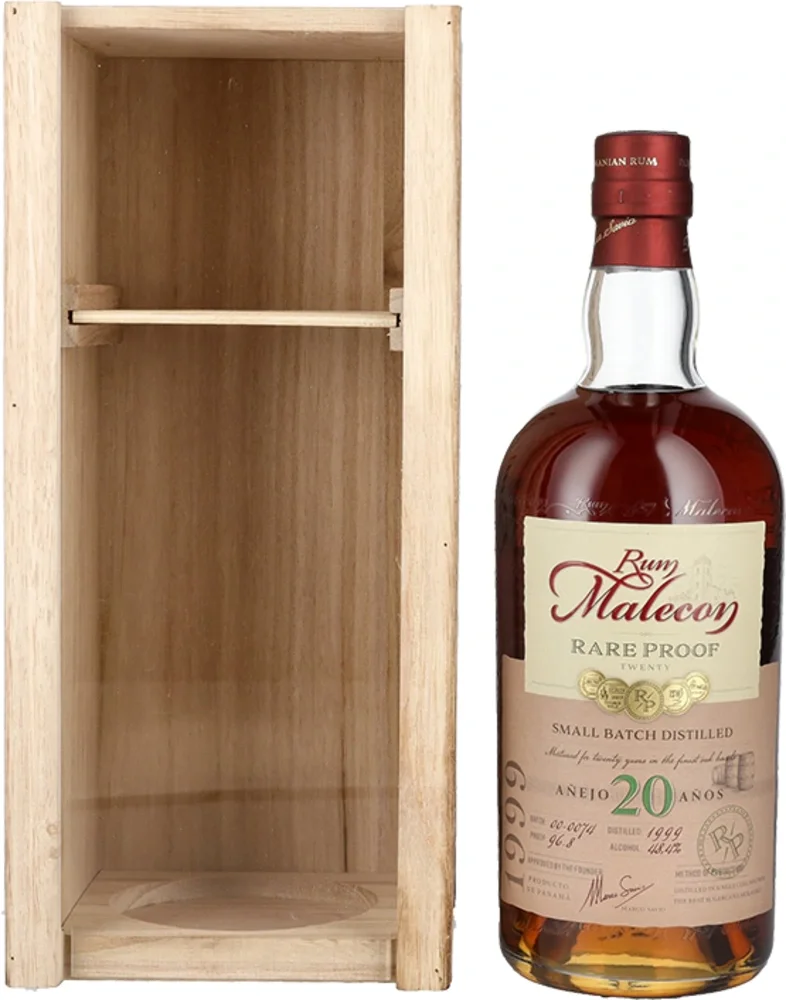 [DX1929] Rum Anejo 20 Rare 1999 Malecon poklon kutija 0,7 L