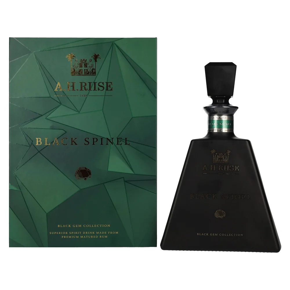 [DX4719] Rum Black Spinel A.H.Riise poklon kutija 0,7 L