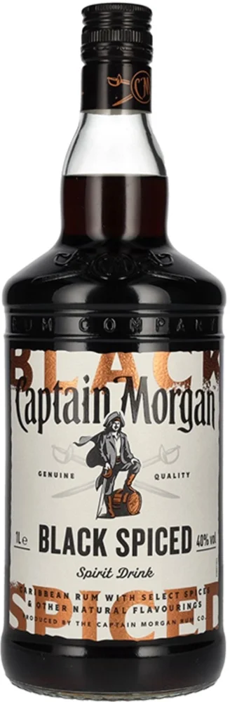 [DX8540] Rum Captain Morgan Spiced Black 1 L