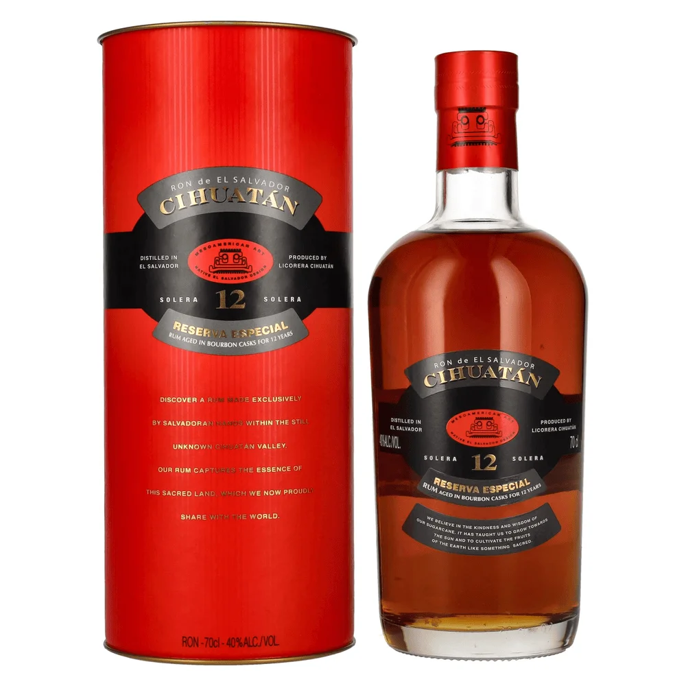 [DX10107] Rum Cihuatan 12 Solera Reserva Especial poklon kutija 0,7 L