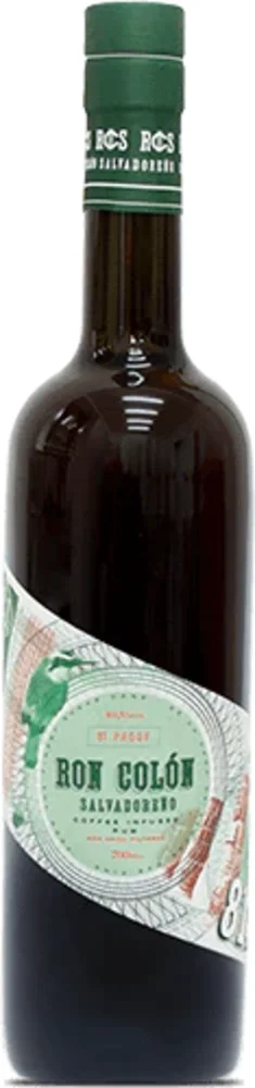 [DX719] Rum Colon Salvadoreno Coffee Infused Rum Green 0,7 L