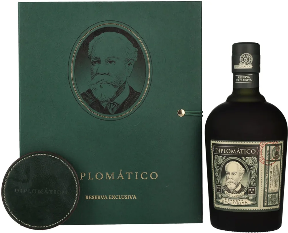 [DX3076] Rum Diplomatico Reserva Exclusiva + Coaster poklon kutija 0,7 L