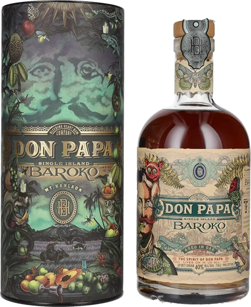 [DX6876] Rum Don Papa Baroko Limited Edition Harvest Canister poklon kutija 0,7 L