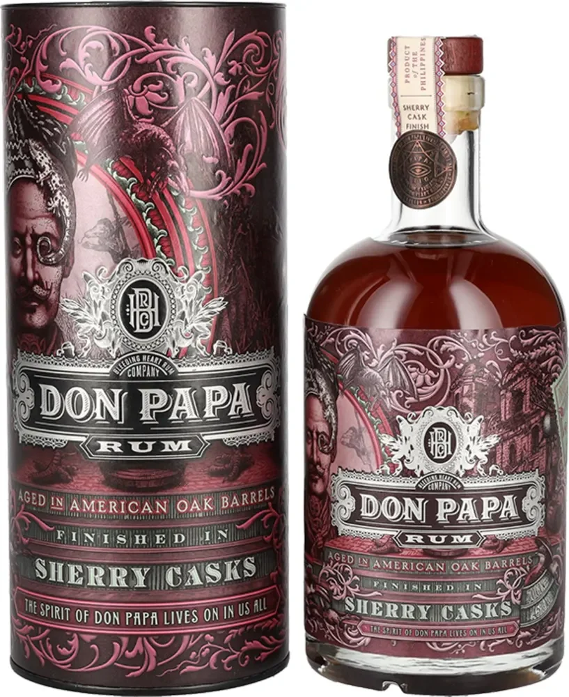 [DX1478] Rum Don Papa Sherry Cask poklon kutija 0,7 L