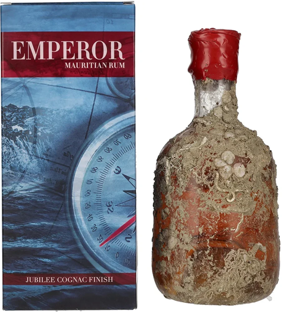 [DX1868] Rum Emperor DEEP BLUE Jubilee Cognac Finish poklon kutija 0,7 L