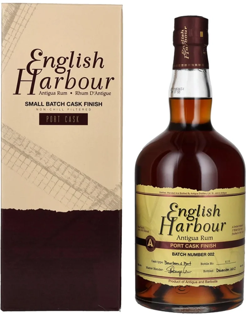 [DX1581] Rum English Harbour Port Cask poklon kutija 0,7 L