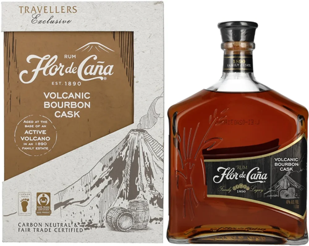 [DX1350] Rum Flor de Cana Volcanic Bourbon Cask poklon kutija 0,7 L