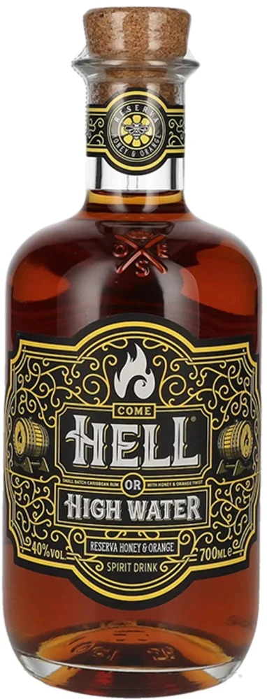 [DX8935] Rum Hell or High Water Reserva Honey & Orange 0,7 L