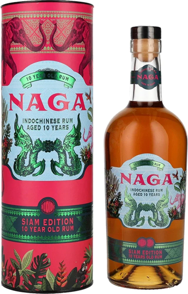 [DX9932] Rum Naga 10 Years Old Asian Rum SIAM EDITION poklon kutija 0,7 L