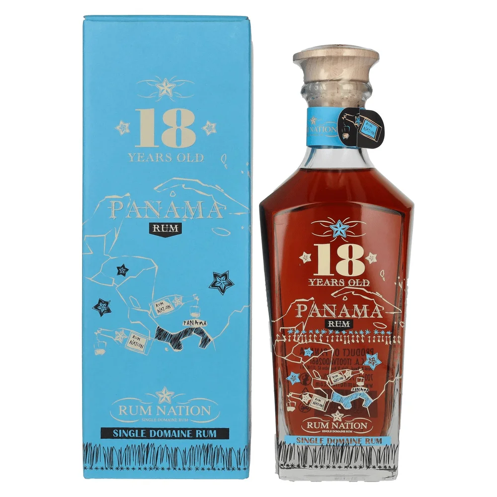 [DX10288] Rum Panama 18 Years Rum Nation poklon kutija 0,7 L