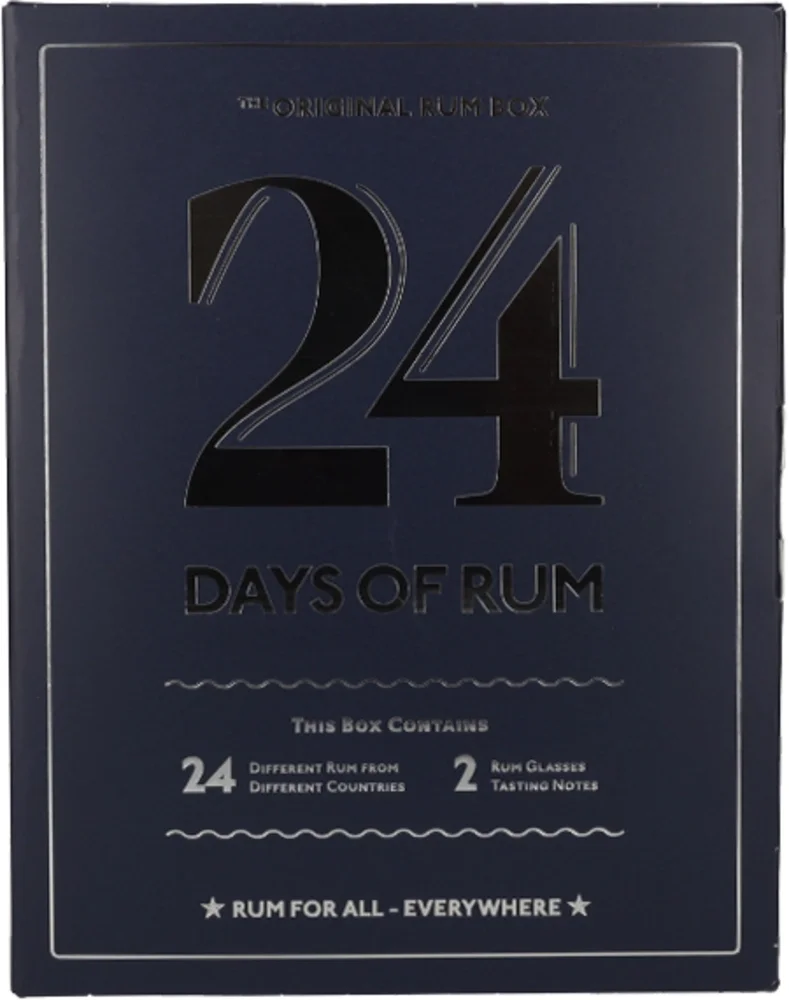 [DX9169] Rum Premium Collection Box BLUE 1423 poklon kutija 24 x 0,02 L