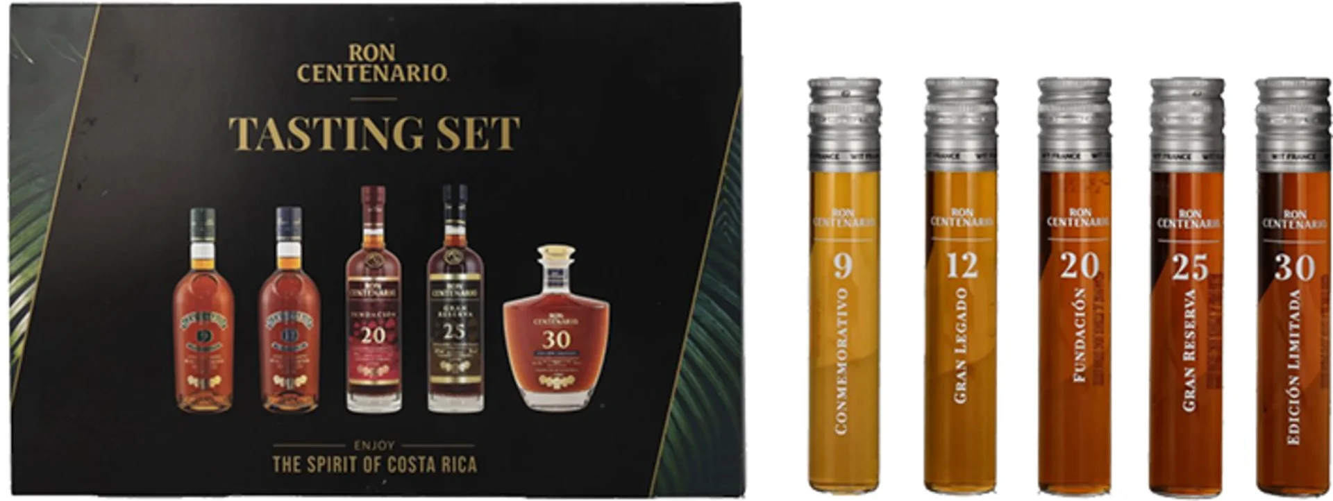 [DX9433] Rum Ron Centenario Set The Collection 9-12-10-25-30 poklon kutija 5x0,05 L