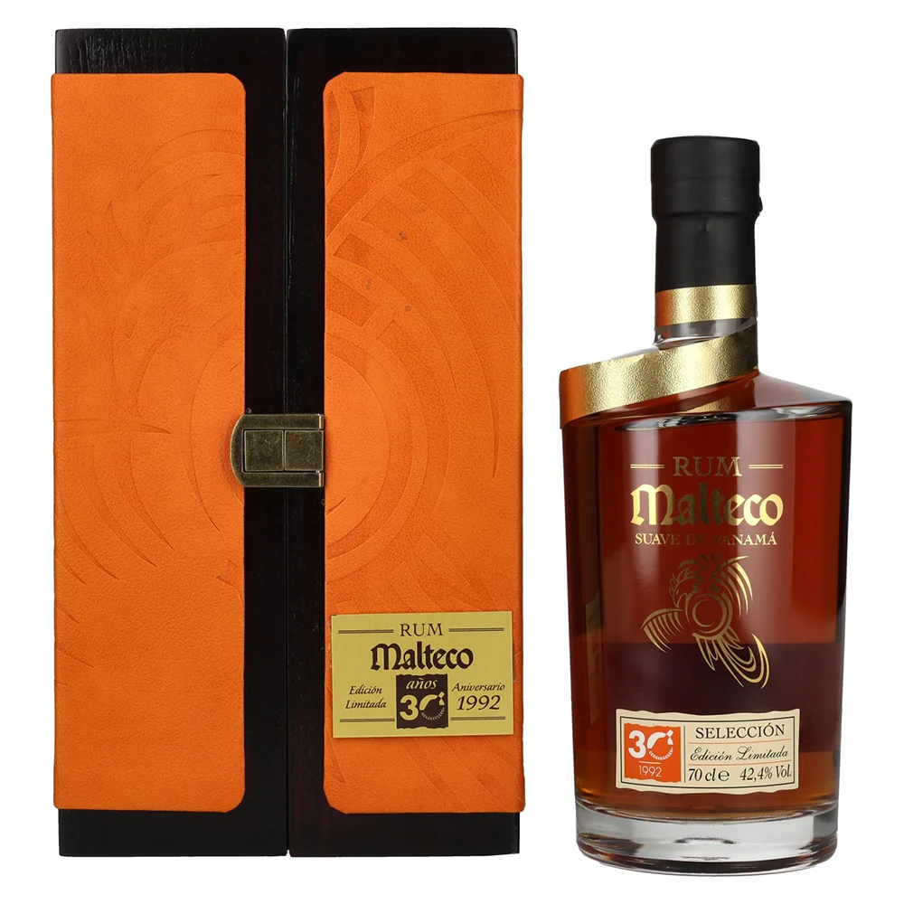 [DX6248] Rum SELECCION Edicion Limitada Aniversario 1992 30y Malteco poklon kutija 0,7 L