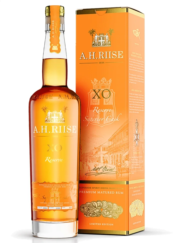 [DX8151] Rum Superior Cask Reserve XO A.H. Riise poklon kutija 0,7 L