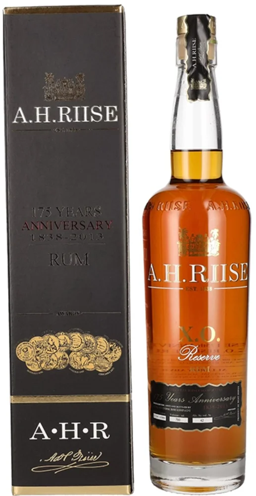 [DX894] Rum XO 175 Years Anniversary A.H. Riise poklon kutija 0,7 L