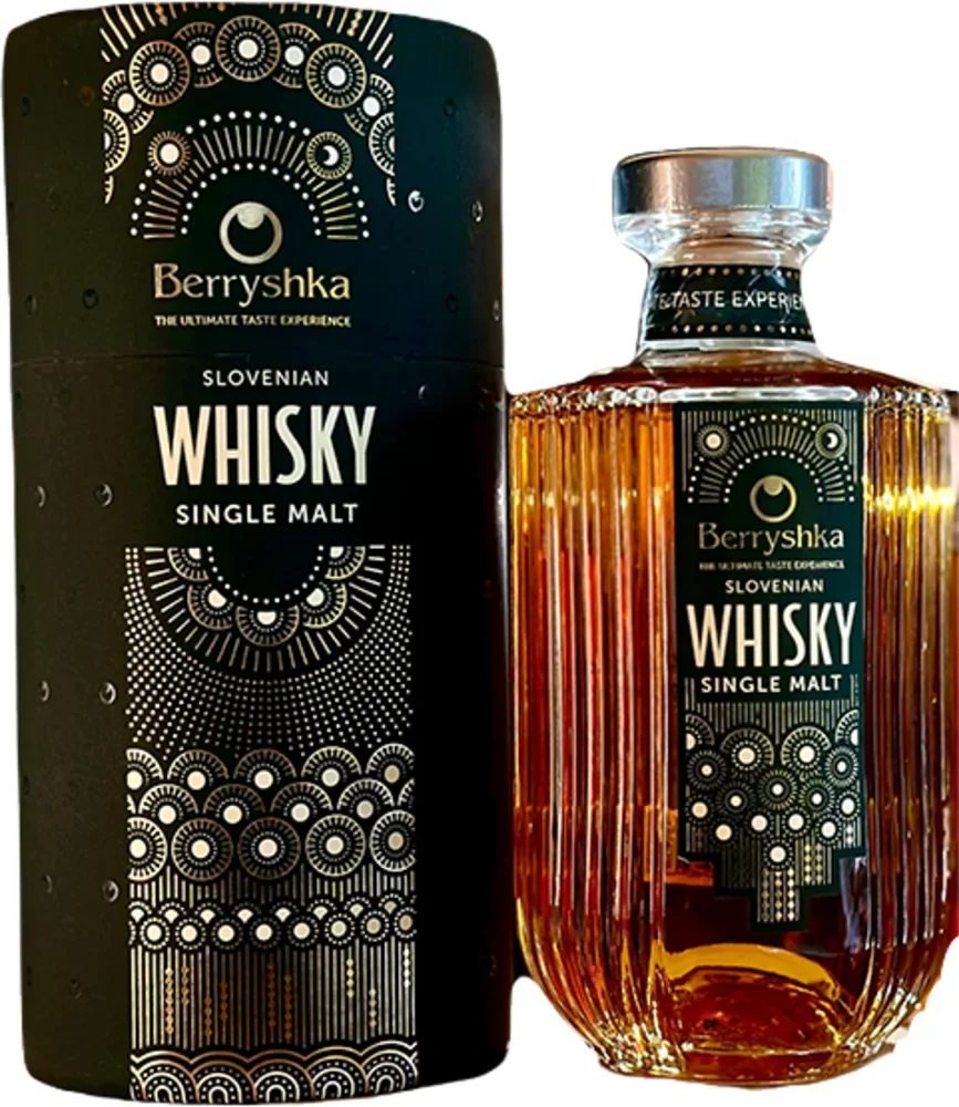 [DX7660] Slovenski Whisky Single Malt Berryshka poklon kutija 0,7 L