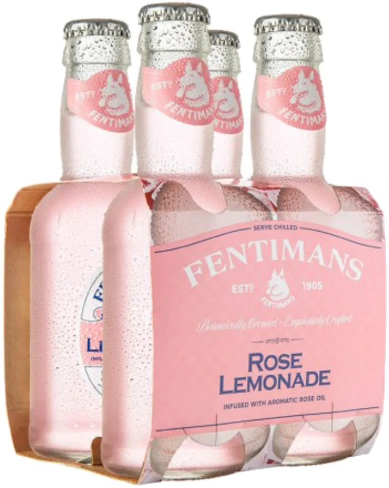 [DX673] Tonik Rose Lemonade Fentimans 4-pack 200 ml