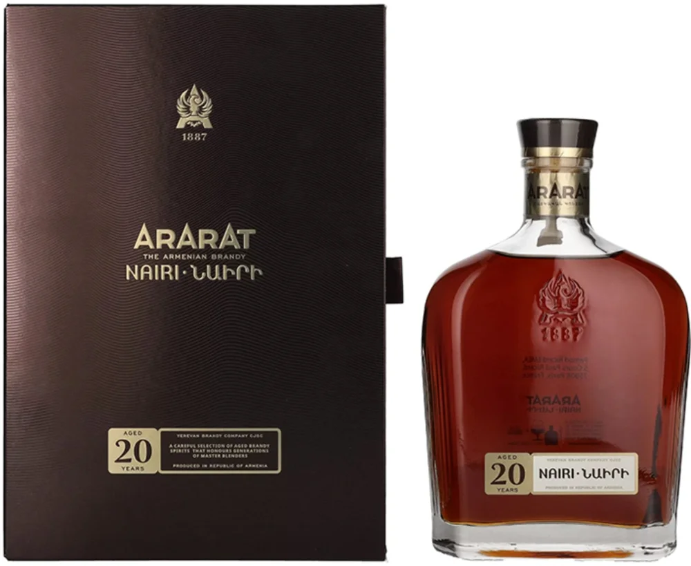 [DX2202] Vinjak Brandy Ararat 20 Y Nairi poklon kutija 0,7 L