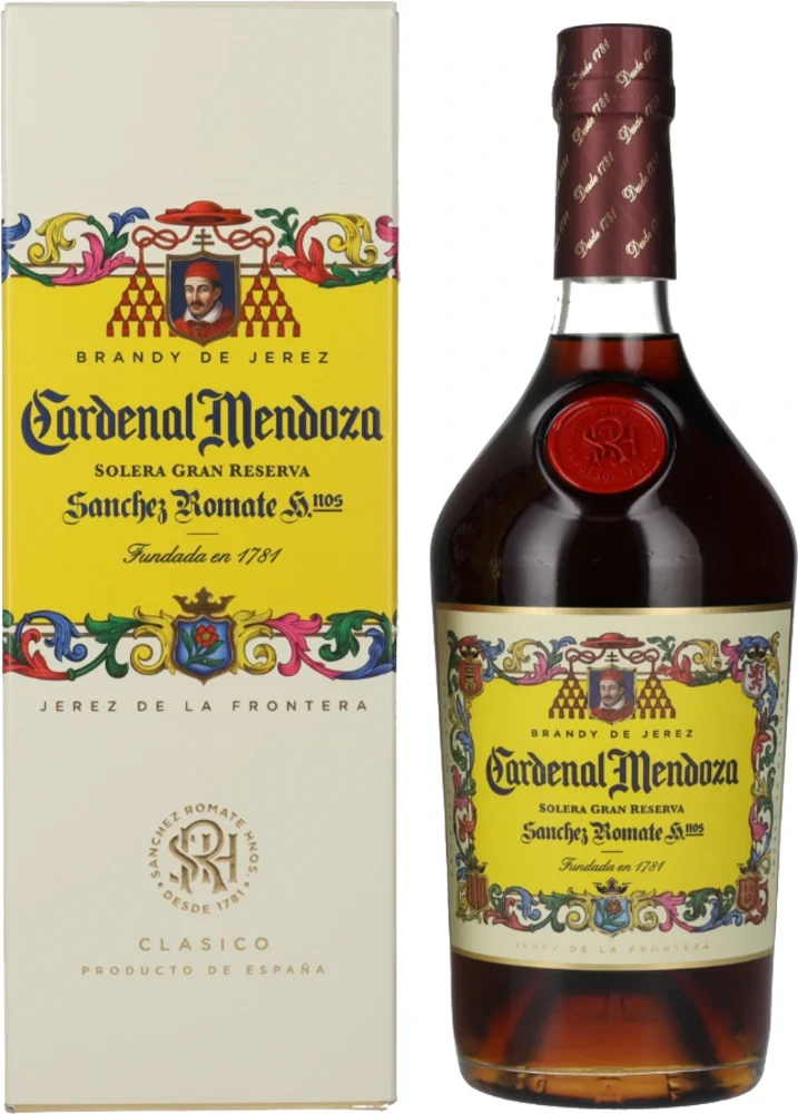 [DX5510] Vinjak Brandy Cardenal Mendoza Brandy de Jerez poklon kutija 0,7 L
