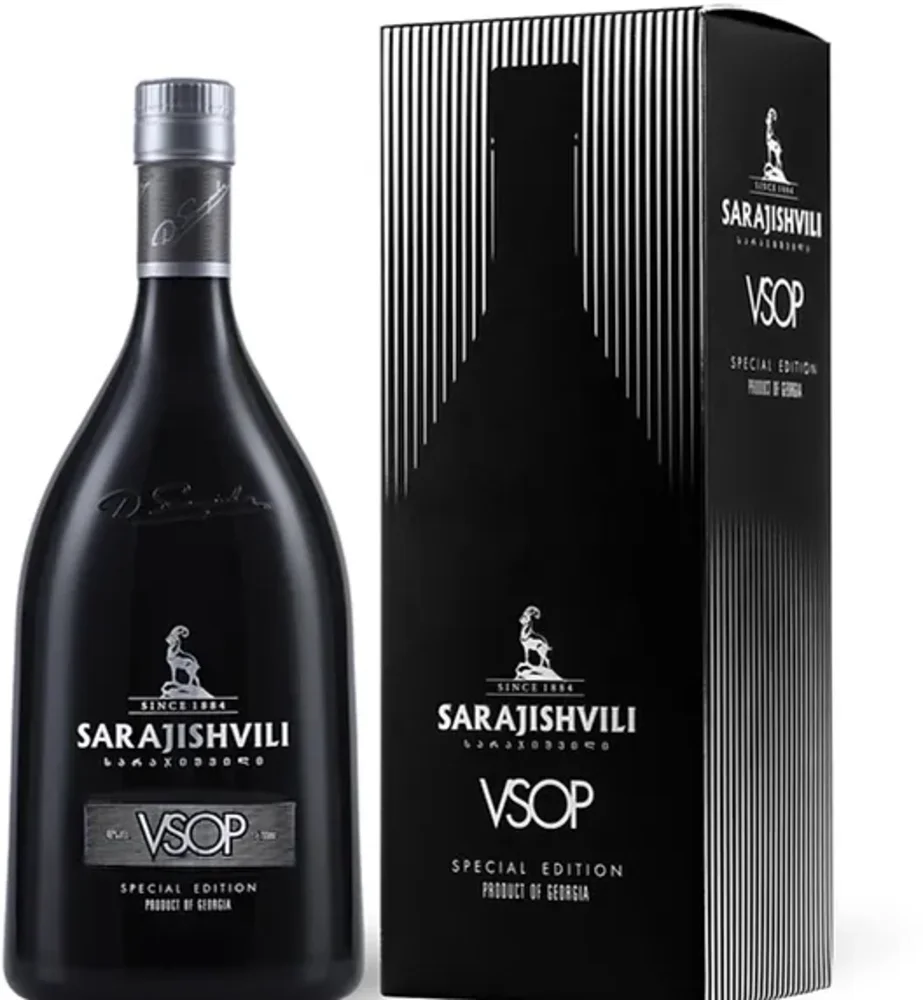 [DX4505] Vinjak Brandy Sarajishvili VSOP Black poklon kutija 0,7 L